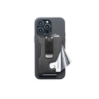 Fantom - Portefeuille M - extra mince - aluminium noir avec clip à billets noir-Grâce à ses puissants aimants intégrés, il s'installe et se retire facilement à l'arrière de tout téléphone équipé de MagSafe