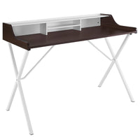 Modway - Bin Bureau - Cherry-Bureau/table étudiant contemporain