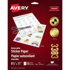 Avery - Papier collant à projet, blanc-1