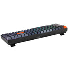 Adesso - EasyTouch 1200 Clavier mécanique compact RVB – 100 touches, filaire/sans fil/Bluetooth, QMK/VIA, interrupteurs rouges, touche Copilot-Rétroéclairage LED RVB : effets d'éclairage dynamiques et illumination personnalisable pour les environnements à faible luminosité