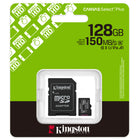 Kingston 128 Go microSDXC Canvas Select Plus G3 avec adaptateur SD-Capacité 128Go