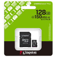 Kingston 128 Go microSDXC Canvas Select Plus G3 avec adaptateur SD-Capacité 128Go