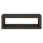 Hudson&Canal - Table basse rectangulaire Kellan (119 cm) - Brun aulne-La table est fabriquée à partir de matériaux MDF de haute qualité et durables