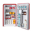 Magic Chef - Mini-réfrigérateur rétro rouge de 3,2 pi³ sans congélateur-17,5po x 21,4po x 30,71po