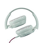 Skullcandy – Casque d'écoute supra-auriculaire Riff filaire avec microphone - blanc-Plastique/caoutchouc