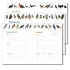 Sellers Publishing - Agenda sur 17 mois à couverture rigide High Note 2026 - L’ordre des animaux-Couverture flexible, durable et résistante aux éraflures, ornées de feuilles argentées