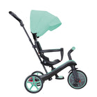 Globber - Tricycle Explorer – Menthe-Canopy amovible, réglable et pliable, fabriqué en polyester anti-UV (UPF 50+) pour une protection solaire supplémentaire