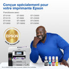 Epson - T542 Bouteille d’encre - Capacité standard - Noir-Bouteilles d’encre EcoFit dotées d’un détrompeur unique qui facilite le remplissage