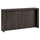 Hudson&Canal - Console Piedmont 56" de largeur - Brun aulne-Un design contemporain moderne pour votre entrée, votre salon, votre bureau et plus encore