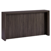 Hudson&Canal - Console Piedmont 56" de largeur - Brun aulne-Un design contemporain moderne pour votre entrée, votre salon, votre bureau et plus encore