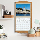Lang - 2026 Bord De Mer Calendrier Mural Deluxe Mensuel - 30,5 cm l x 30,5 cm H - Anglais-Comprend un étui cadeau gaufré façon lin assorti