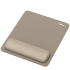 Fellowes - Repose-poignet pour souris Breyta avec coussin HEX - Sable-Protégez votre bureau et améliorez la performance de votre souris grâce à un tapis compatible avec les souris optiques et laser