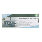 BIOS Professional - Minuterie à 8 canaux-Taille de l’appareil : 30 cm x 10 cm x 4 cm (12 po x 4 po x 1,5 po)
