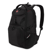 Swiss Gear - Sac à dos pour ordinateur portable ScanSmart - noir-Compartiment ScanSmart plat et conforme à la TSA avec housses rembourrées pour ordinateur portable et tablette de 14 pouces