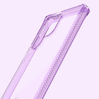 ITSKINS - Coque Transparente Spectrum_R pour Samsung Galaxy S24 Ultra - Violet Clair-Protection de l'appareil photo et de l'écran