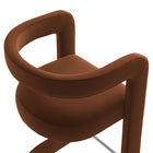 Modway - Winslow Performance Velvet Tabouret de comptoir - Rouille-8