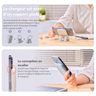 Adam Elements - Batterie externe magnétique GRAVITY CS10 - 10 000 mAh - Rose-Garantie limitée du fabricant d'un an
