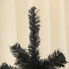 HOMCOM - Sapin de Noël artificiel de 5 pieds avec ouverture automatique - noir-La base en acier stable maintient l'arbre droit 