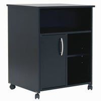 South Shore - Support mobile Axess multi-usage, noir uni-Chariot multi-usages avec fini résistant aux égratignures
