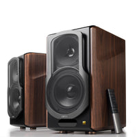 Edifier - S2000MKIII Enceinte de bibliothèque active 2.0 audiophile avec connexion à entrées multiples - Brun-Son de qualité audiophile: équipé de tweeters à diaphragme planaire et de woofers de 5.5", le S2000MKIII offre un son exceptionnellement clair et puissant, créant une expérience d'écoute immersive pour la musique, les films et plus encore