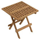 Modway - Vienna Terrasse extérieure Bois de teck Table d’appoint - Naturel-Brancards de soutien