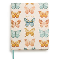 Eccolo - Journal format bureau – 8 po x 10 po – Papillons-Superbe couverture rigide à motif papillon pour une touche d’inspiration