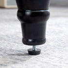 HOMCOM - Banc ottoman de rangement à dessus relevable pour bout de lit - bleu-Facile à nettoyer et à entretenir 