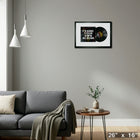 Vinyl Album Frame with White Background - Impression encadree - 28" x 16"-Prêt à accrocher - livré entièrement assemblé