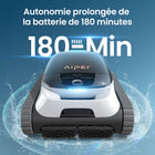 Aiper - Scuba N1 Plus Nettoyeur robotisé pour piscines creusées avec filtration MicroMesh, application et chenilles-La navigation WavePath  maximise la couverture grâce à un guidage intelligent du flux