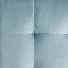 Modway - Contour Cube à touffes Performance Velvet Ottoman - Bleu clair-Rembourrage en mousse dense