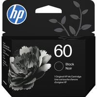 HP 60 Cartouche d’encre noire d’origine (CC640WN)-Couleur: Noir