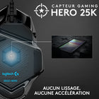Logitech – Souris de jeu hautes performances G502 Hero (910-005469 G502)-Ajustez la sensation et la glisse de la souris selon vos besoins. Cinq poids de 3,6 g sont livrés avec la souris G502 HERO et sont configurables dans une variété de configurations à l'avant, à l'arrière, sur la gauche, sur la droite et au centre