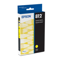 Epson - T812 Cartouche d'encre - Capacité standard - Jaune-Qualité photo supérieure à celle des photos de labo