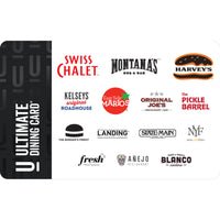 The Ultimate Dining Card – Carte-cadeau de 100 $-Les récompenses Air Miles ne s'appliquent pas sur l'achat de cartes-cadeaux.
