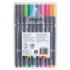 Staedtler - Marqueurs Fineliner triplus – 0,3 mm – couleurs variées – paquet de 10-Corps triangulaire ergonomique pour une écriture sans effort et sans fatigue
