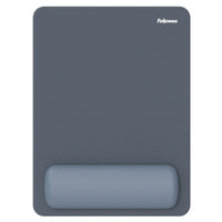 Fellowes - Repose-poignet pour souris Breyta XL avec coussin HEX - Bleu-23 % plus grand que notre tapis de souris standard avec repose-poignet, afin de favoriser une plus grande amplitude de mouvement et de réduire les petits mouvements