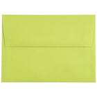 JAM Paper - Enveloppes d'invitation colorées A7 - 5,25 x 7,25 - vert lime ultra - Paquet de 50-Nos enveloppes sont fabriquées à partir de papier de 24 lb et comportent une fermeture en gomme à rabat droit avec une finition lisse