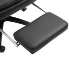 Vinsetto - Chaise de bureau à haut dossier avec repose-pieds et hauteur réglable - noir-Garantie limitée du fabricant de 90 jours