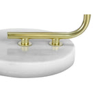Monarch Specialties - Luminaire - 20 po H Lampe De Table - Marbre Blanc - Abat-Jour Ivoire / Crème - Contemporain-Dimensions assemblées : 8 po L x 8 po P x 20 po H. base : 6 po L x 6 po P x 1 po H. ombre : 7 po L x 7 po P x 13 po H