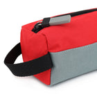 Fashion Stationery - Étui à crayons sport avec poignée - 8.27 L x 2.76 W x 2.56 H po - Rouge Gris-Doublure en polyester