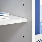 HOMCOM - Armoire de classement latérale mobile avec tiroir verrouillable - noir-Le design moderne s’adapte à votre espace et apporte de la cohérence à votre bureau 