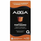 Agga - Capsules compatibles Nespresso Fortissimo - Noir - Paquet de 10-Foncé - Capsule - Fortissimo - Kosher - 10 / Boîte