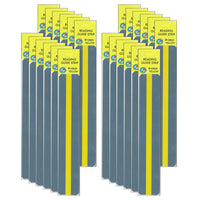 Ashley Productions - Phrase Strip Reading Guides, Jaune, 12 Par Paquet, 2 Packs-Suivez facilement l'impression à travers une fenêtre teintée transparente
