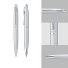A.T. Cross - Stylo à bille Calais, chrome satiné-Les stylos Cross sont des cadeaux parfaits depuis plusieurs générations et sont fièrement offerts dans une boîte-cadeau de qualité supérieure. 