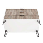 Manhattan Comfort - Dumbo commode moderne 35,19" - blanc et gris-10