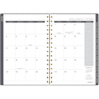 Cambridge - Agenda hebdomadaire/mensuel Hera 2026 - 8 1/2 po H x 5 1/2 po l - gris - bilingue-Couverture en poly durable