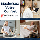 ShoppingAll - Support Tablette Portable Entièrement Réglable pour Téléphone/Tablette 4.7”-13” - Blanc-Esthétique élégante et minimaliste - Son design moderne s’intègre parfaitement à tout espace de travail, que ce soit pour un usage professionnel, créatif ou pour le divertissement.
