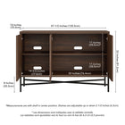 Hudson&Canal - Buffet Brighton 48" de largeur - Brun aulne-8