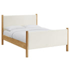 Modway - Maven Taille reine Boucle Tapis Lit de plateforme, Feather Oak-Capacité de poids : 794 lb.