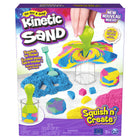 Kinetic Sand - Squish N’ Create-écrasez et créez des motifs surprises : Les possibilités de jeu sont infinies avec le coffret Squish N' Create. Remplissez le moule octogonal, superposez le sable, écrasez-le, coupez-le et bien plus encore. Révélez un nouveau motif à chaque fois.